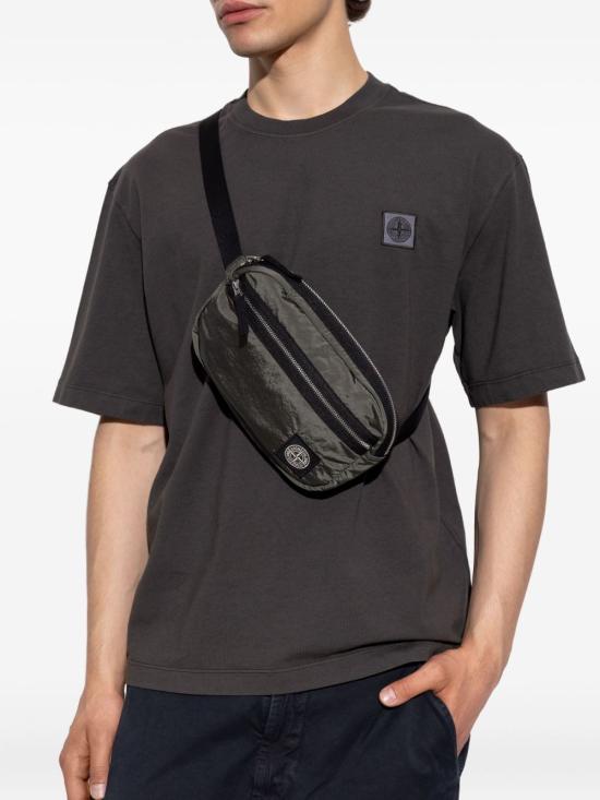 25FW 스톤 아일랜드 코팅 나일론 메탈 에코닐 벨트백 K2S159200016S0251V0059 MUSK DOM - STONE ISLAND