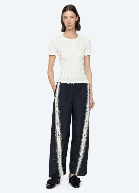  씨뉴욕 블라우스 Sea Ny Alberta Pearl 니트 탑 - SEA NY