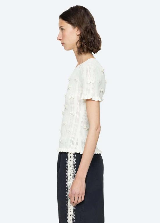  씨뉴욕 블라우스 Sea Ny Alberta Pearl 니트 탑 - SEA NY