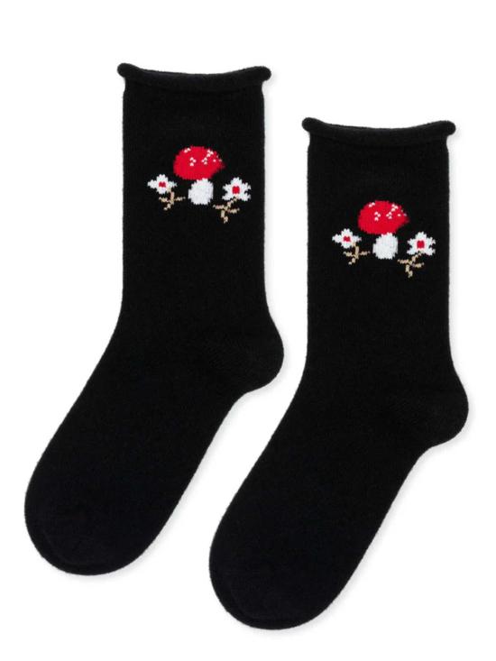  한셀 프롬 바젤 양말 한젤 프롬 바젤 토드스툴 캐시미어 크루