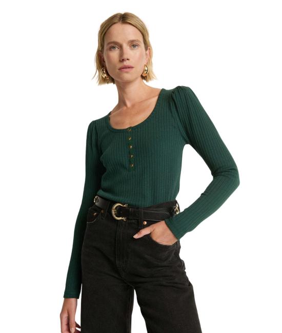  네이션 리미티드 긴팔 티셔츠 리바 헨리