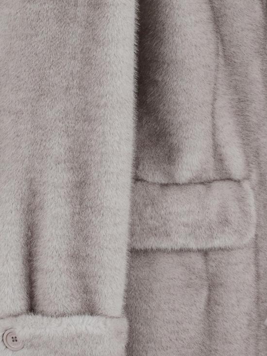 25FW 에르노 얼터너티브 멜란지 밍크 퍼 코트 GC000545D 12739 9410 GRIGIO CHIARO GREY - HERNO