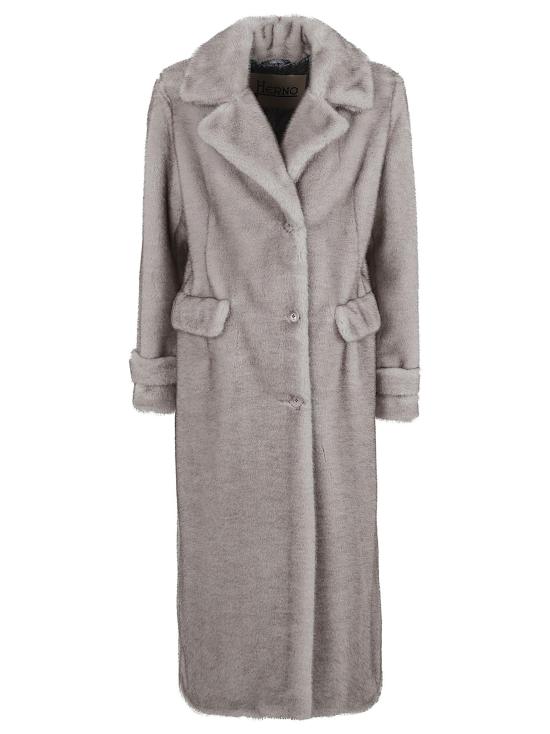 25FW 에르노 얼터너티브 멜란지 밍크 퍼 코트 GC000545D 12739 9410 GRIGIO CHIARO GREY - HERNO