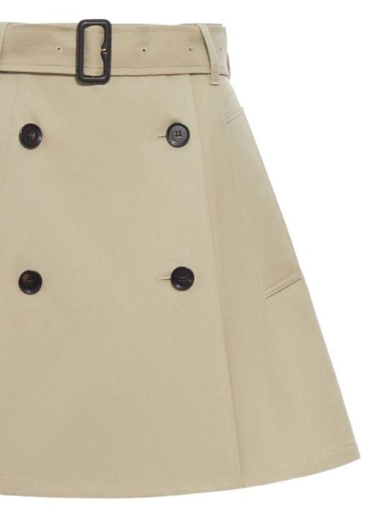 25FW 버버리 개버딘 트렌치 미니 스커트 8116006X QUILL - BURBERRY
