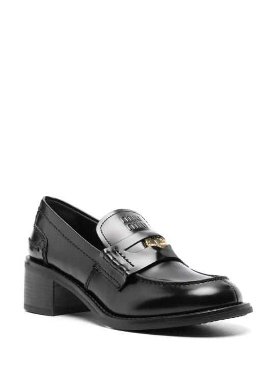 25FW 미우미우 로퍼 5D276EF 050055F0002 Black - MIU MIU