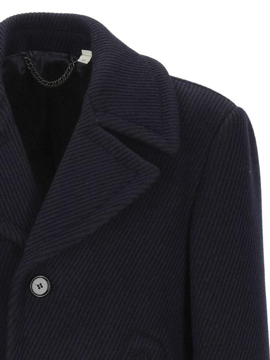 25FW 버버리 울 테일러드 코트 8115554X NHTSHD BLU - BURBERRY