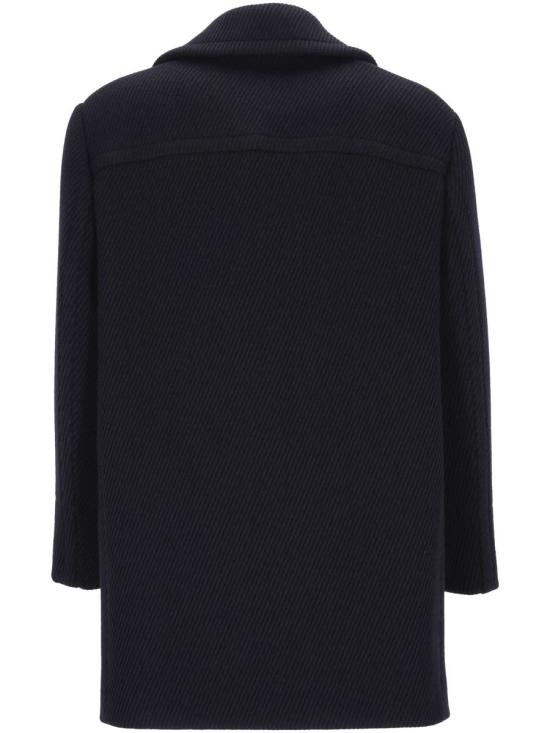 25FW 버버리 울 테일러드 코트 8115554X NHTSHD BLU - BURBERRY