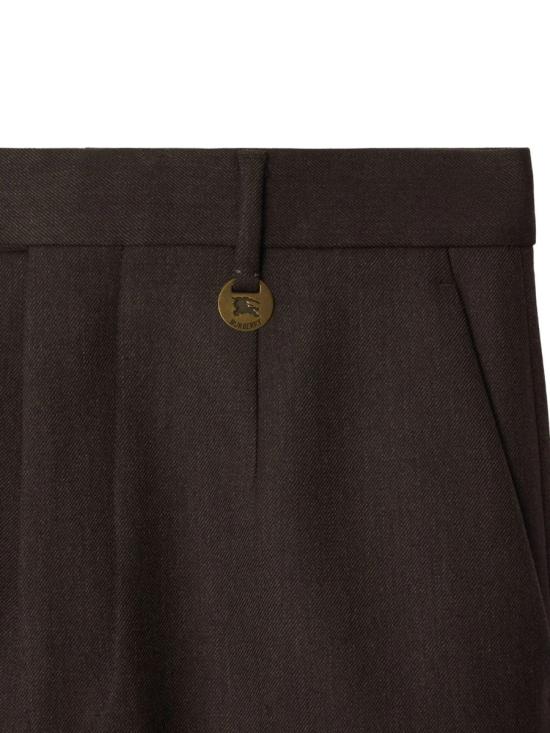 25FW 버버리 울 테일러드 팬츠 8115552X SOOT BROWN - BURBERRY