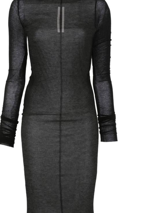 25FW 릭 오웬스 롱 원피스 RP02E4546RC09 Black - RICK OWENS