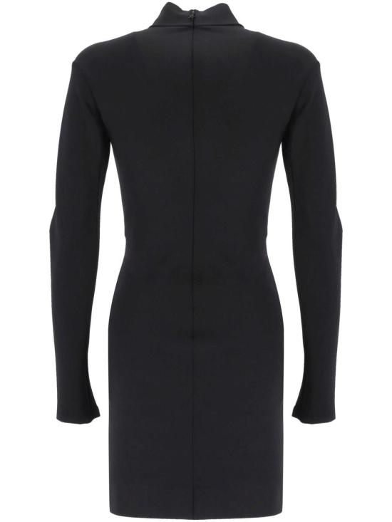 25FW 뮈글러 숏 원피스 25F3RO17828591999 Black - MUGLER