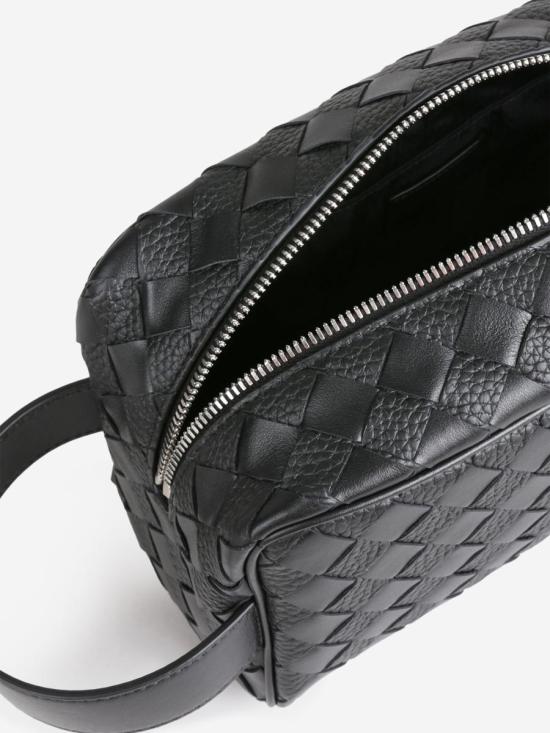 26SS 보테가베네타 뷰티 케이스 729295V63U3 8803BLACK SILVER Black - BOTTEGA VENETA