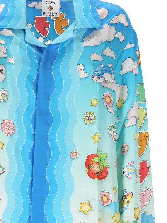 25FW 카사블랑카 셔츠 AW25SH00608KAWAII MULTICOLOR - CASABLANCA