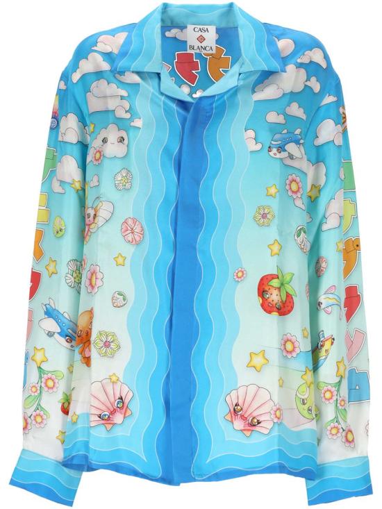 25FW 카사블랑카 셔츠 AW25SH00608KAWAII MULTICOLOR