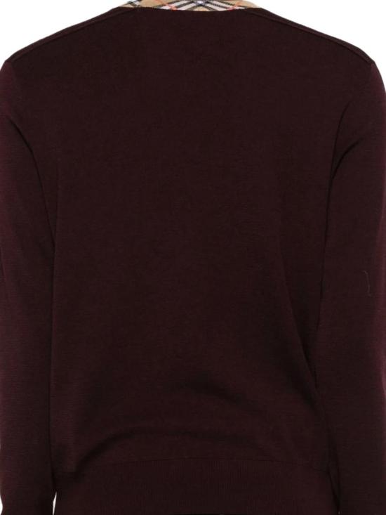 25FW 버버리 캐시미어 크루 넥 스웨터 8113789X MAHOGANY - BURBERRY