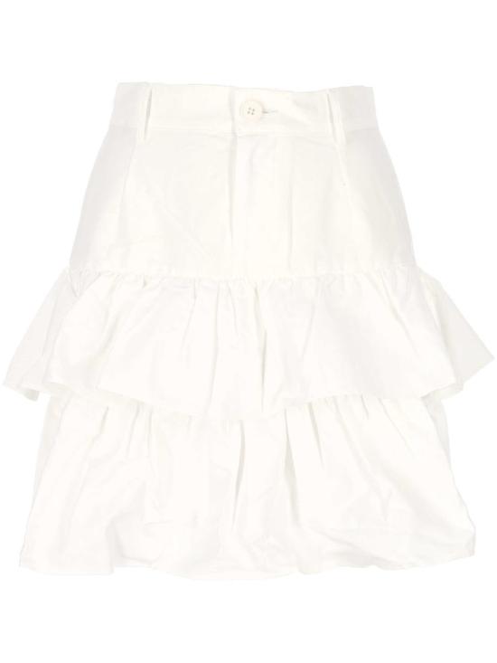 25FW 피오루찌 미디 스커트 W02FPBSK466CO04WH01 WHITE