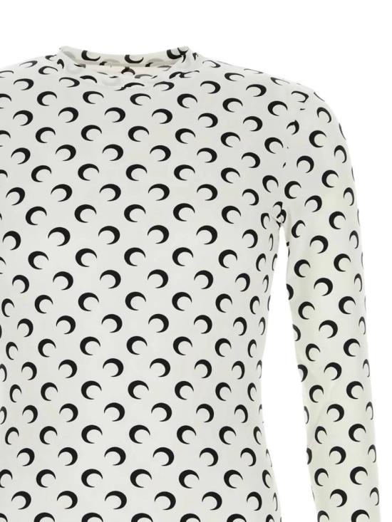 25FW 마린세르 긴팔 티셔츠 MTS003ACJER0001WH00 OPTICAL WHITE - MARINE SERRE