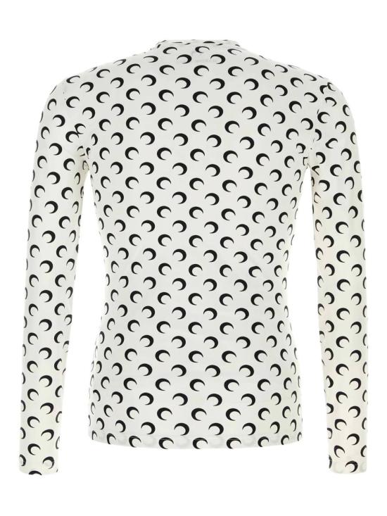 25FW 마린세르 긴팔 티셔츠 MTS003ACJER0001WH00 OPTICAL WHITE - MARINE SERRE