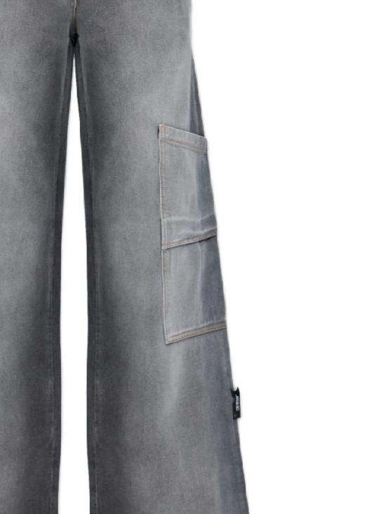 25FW 오프화이트 데님 팬츠 OWYB01IF25DEN0011200 BLEACH BLA - OFF WHITE