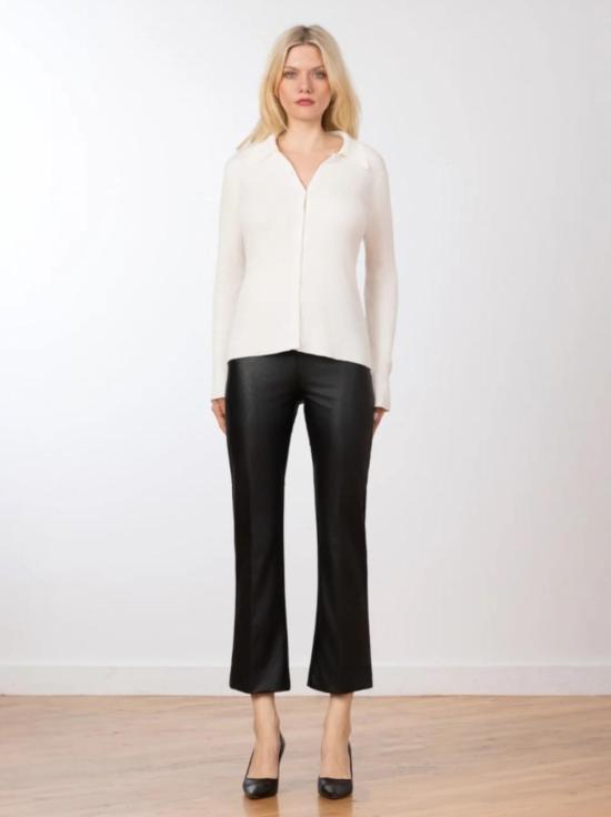  에비뉴 몽테뉴 크롭 팬츠 애비뉴 몽테뉴 레오 플레더 팬츠 블랙