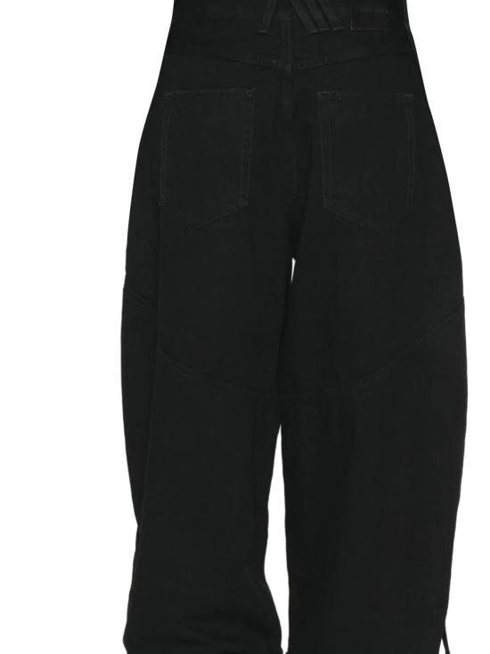 25FW 디 아티코 데님 팬츠 251WCP00279CCC120AA100 Black - THE ATTICO