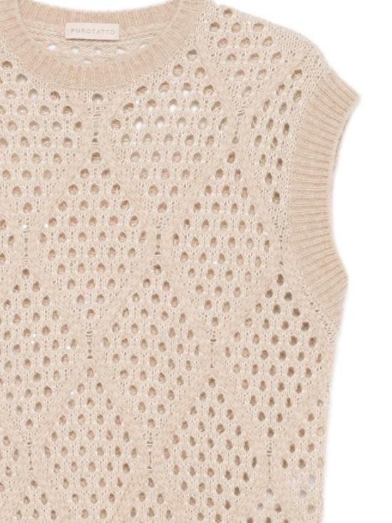 25FW 푸로타토 스웨터 260143 Beige - PUROTATTO