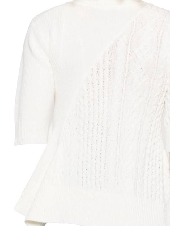 25FW 사카이 스웨터 25 08018151 Beige - SACAI