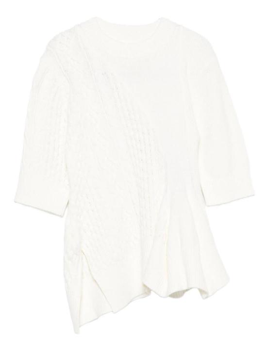 25FW 사카이 스웨터 25 08018151 Beige