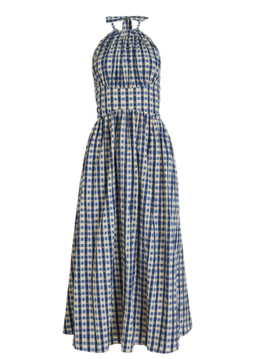  Rosie Assoulin 롱 원피스 로지 애슐린 홀터 인 더 네임 오브 러브 드레스