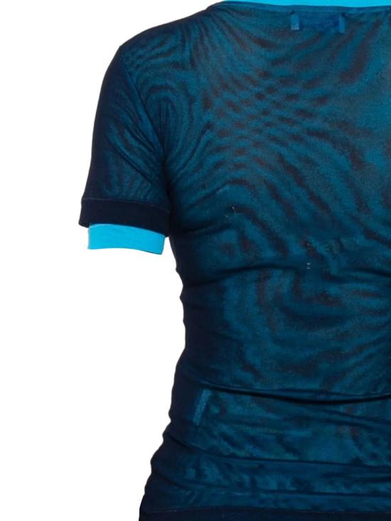 25FW 오프화이트 반팔 티셔츠 OWAD27DF25JER0014870 BLUE IRIS - OFF WHITE