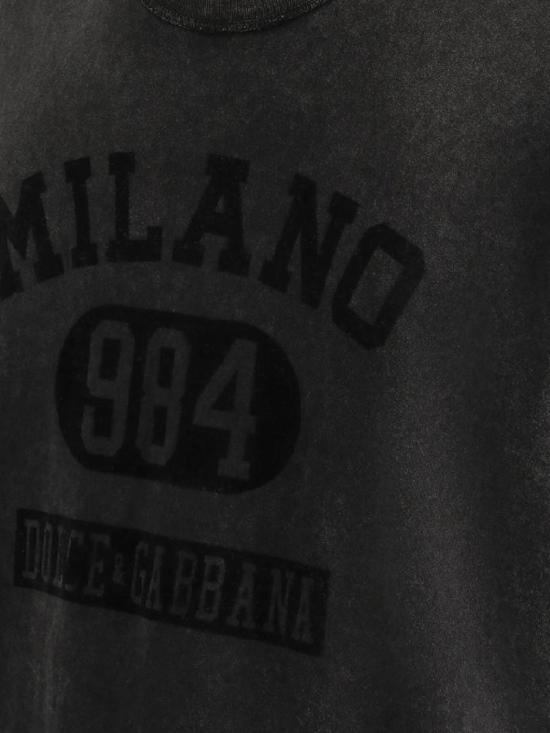 25FW 돌체앤가바나 반팔 티셔츠 G8RI4TG7PK9N000 Black - DOLCE & GABBANA