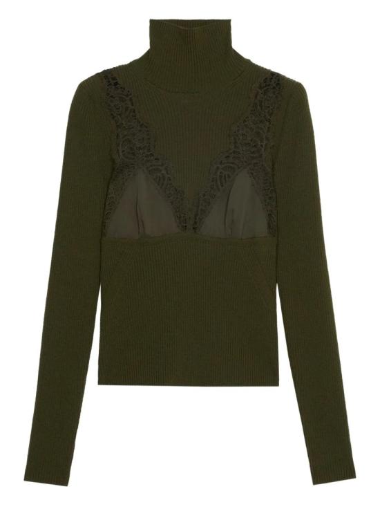 25FW 블루마린 터틀넥 A522M620AN0523 BARK GREEN