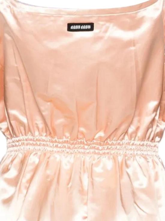 25FW 미우미우 숏 원피스 MF6040S OOO18BEF0924 PESCO - MIU MIU