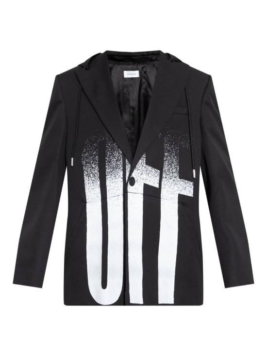 25FW 오프화이트 자켓 OMEN09LF25FAB0011001 BLACK