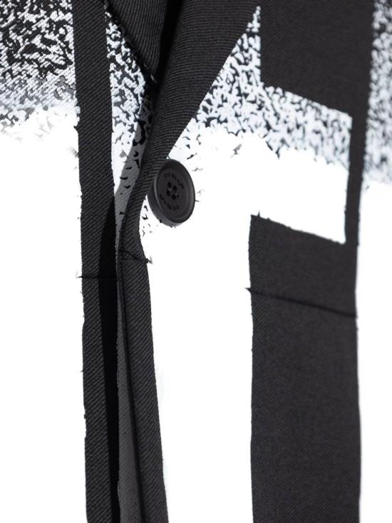 25FW 오프화이트 자켓 OMEN09LF25FAB0011001 BLACK - OFF WHITE