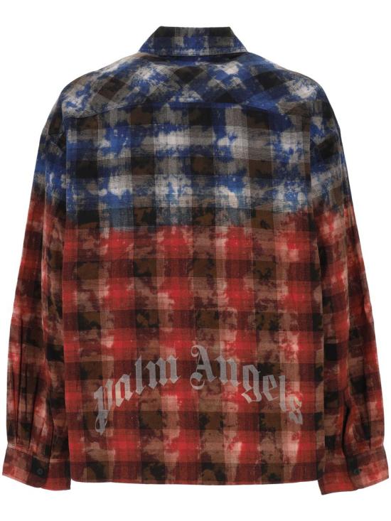 25FW 팜앤젤스 긴팔 셔츠 PMGE043F25FAB0014525 BLUE - PALM ANGELS