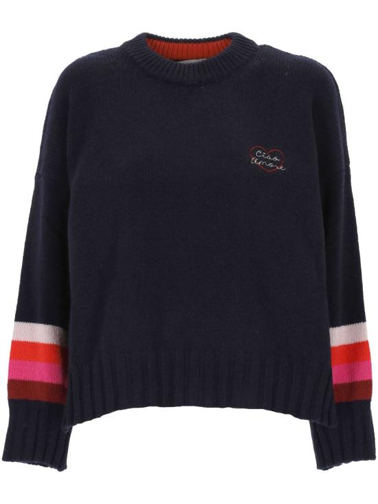 25FW 지아다 베닌카사 스웨터 F25EM121703 BLUE NAVY