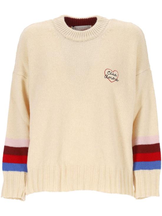 25FW 지아다 베닌카사 스웨터 F25EM121701 WHITE