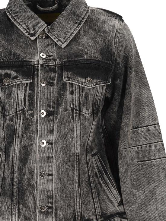 25FW 마르케스 알메이다 데님 자켓 AW25JK0245DNMBKABLACK ACID WASH - MARQUES ALMEIDA