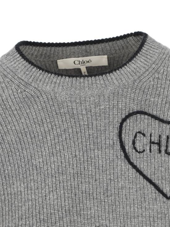 26SS 끌로에 스웨터 CH26SMP39710012 P26 DIVINE GREY - CHLOE