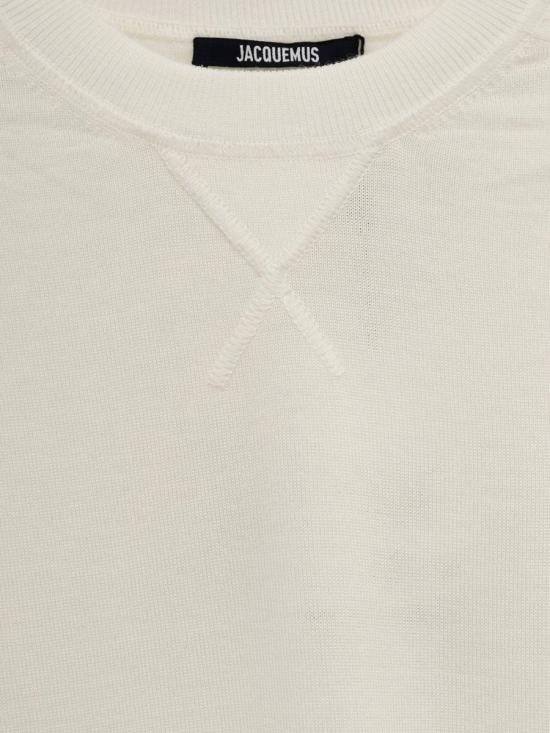 25FW 자크뮈스 스웨터 SWM00614AK00299110 Beige - JACQUEMUS