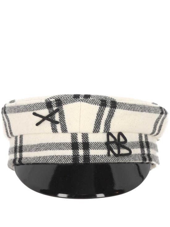 25FW 루슬란바진스키 모자 KPC040 033PWPWRBWHITE BLACK MULTICOLOR