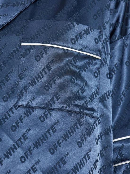 25FW 오프화이트 블라우스 OWGG008F25FAB0014800 BLUE IRIS - OFF WHITE