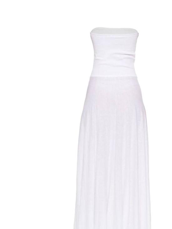 25FW 알라이아 롱 원피스 AA9R2702K081B000 WHITE - ALAIA