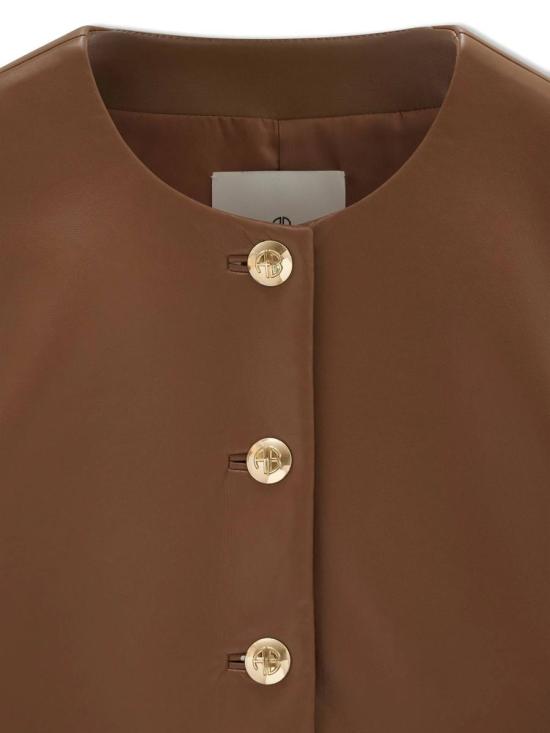 25FW 애니빙 아우터 A0111186COG1COGNAC RECYCLED LEATHER - ANINE BING