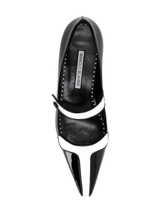 25FW 마놀로 블라닉 플랫 슈즈 325303900010015 1012 BLCK - MANOLO BLAHNIK