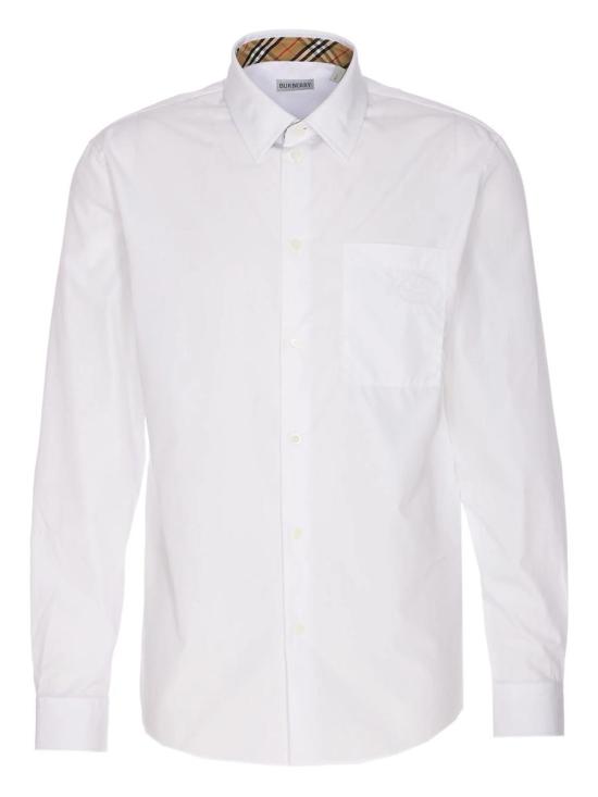 25FW 버버리 코튼 포플린 셔츠 8113135X WHITE