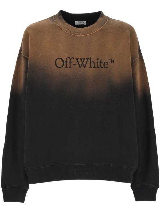 25FW 오프화이트 스웨터 OMBA054F25FLE00C8585 DIRTY BLAC