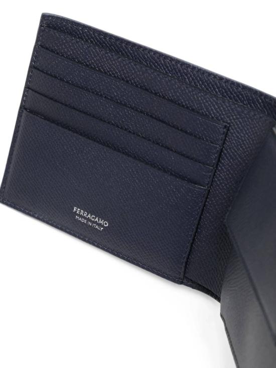 25FW 살바토레 페라가모 간치니 반지갑 661454784817 GRAPHITE MIDNIGHT NERO - SALVATORE FERRAGAMO
