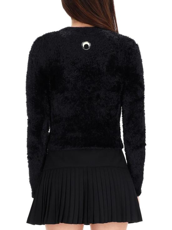 25FW 마린세르 스웨터 WTK037A CKNI0535BK99 Black - MARINE SERRE