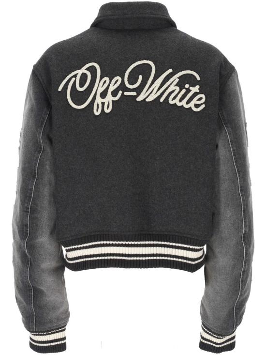 25FW 오프화이트 아우터 OWEK00MF25DEN0010801 BLACKENED - OFF WHITE